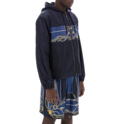 versace nautical hooded jacket