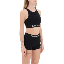 "sport bra with branded band"