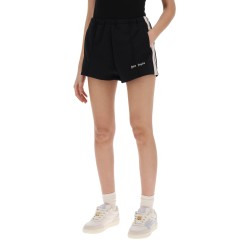 track shorts with contrast bands