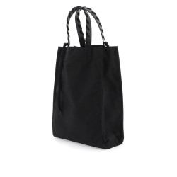 embroidered logo tote bag with