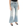 western-style crop bootcut jeans