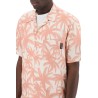 bowling shirt with palms motif