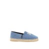 denim espadrilles with embroidered logo