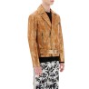 pa city biker jacket in laminated leather