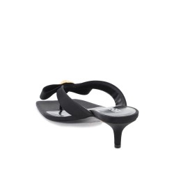 gianni ribbon thong mules