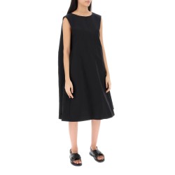 flared dress in cotton cady