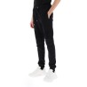 joggers with topstitched inserts