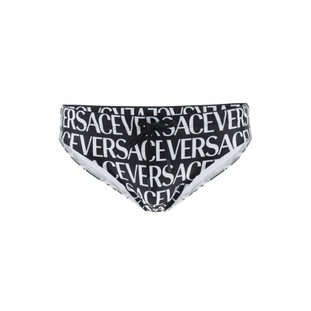 versace allover swim briefs