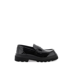 patent leather mocassins