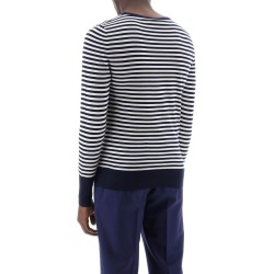 lightweight striped wool pullover sweater