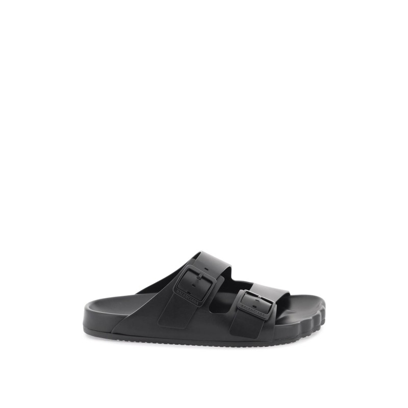 smooth leather sunday slides for a chic