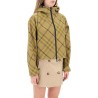 "cropped burberry check jacket"