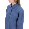 kasia linen shirt in canvas fabric