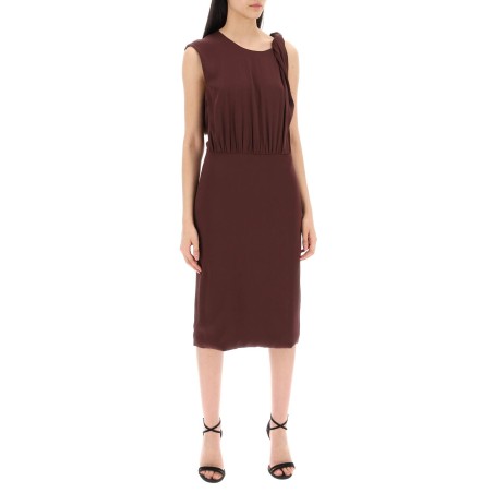 midi dress with torchon