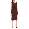 midi dress with torchon