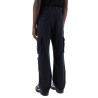 cargo pants with logo plaque