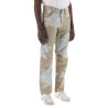 "floral jacquard ranch jeans