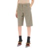 "plaid cotton blend bermuda shorts in