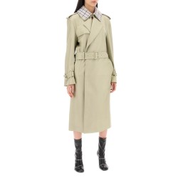 long leather trench coat