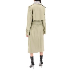 long leather trench coat