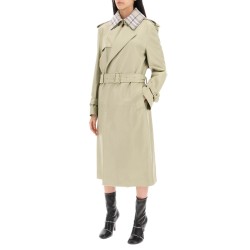 long leather trench coat