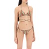 'animal print miami bikini set