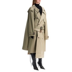 double sleeve trench coat