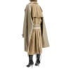 double sleeve trench coat