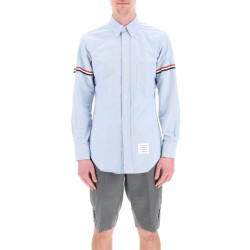 oxford button-down shirt with rwb armbands