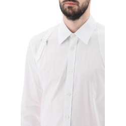 stretch cotton harness shirt