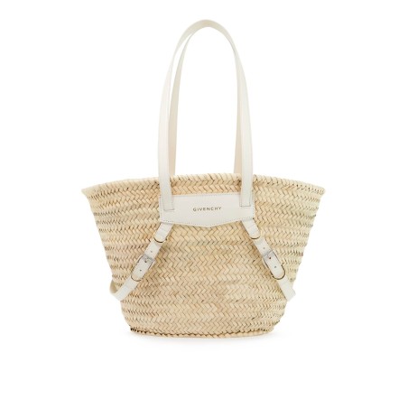 raffia voyou medium shoulder bag