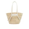 raffia voyou medium shoulder bag