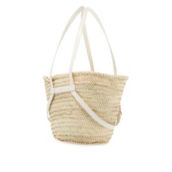 raffia voyou medium shoulder bag