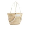 raffia voyou medium shoulder bag