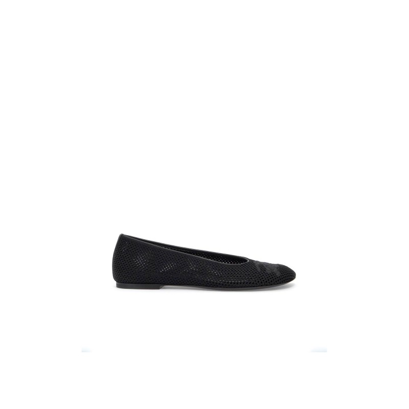 mesh fabric ballet flats for women