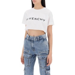 cropped logo t-shirt