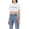 cropped logo t-shirt