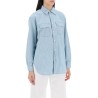 embroidered chambray