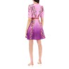 "silk mini dress tabith