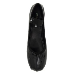 leather ballet flats