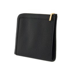 "embossed leather pouch