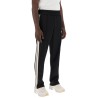 contrast band joggers with track in