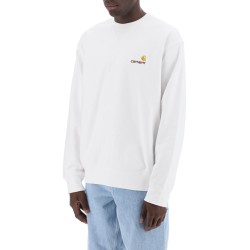 american script crewneck sweatshirt