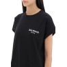 flocked logo t-shirt