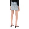 "logo print mini skirt