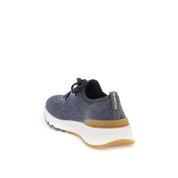 knit chine sneakers in