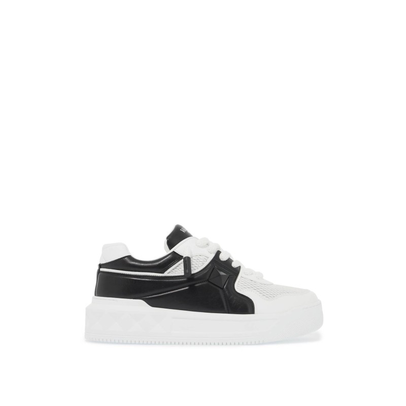 low-top perforated nappa leather xl one stud