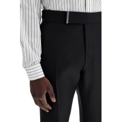 tailored wool and mohair trousers