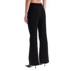 bootcut crepe pants in