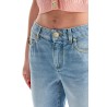 flare mid-rise jeans with